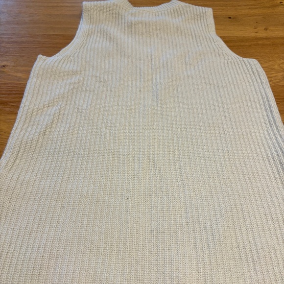 J.Crew Rib Knit Sleeveless Crew Neck Sweater Cotton & Merino Wool Blend - Picture 13 of 13